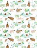 Journal Mid-Size The Capybara Life by Phoenix Books
