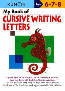 My Book Of Cursive Writing-Letters
