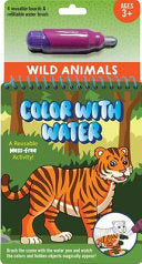 Color With Water - Wild Animals (Includes Mess Fre by Phoenix Books