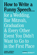 How to Write a Funny Speech . . .: For a Wedding, by Phoenix Books