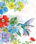 Journal Oversize Hummingbird Garden by Phoenix Books