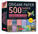 Origami Paper 500 sheets Marbled Patterns 6 15 cm