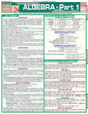 Barcharts Algebra: Part 1 by Phoenix Books