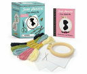 Jane Austen Cross-Stitch Kit: Includes 4 Patterns by Phoenix Books