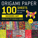 Origami Paper 100 Sheets Modern Art 8 1/4 (21 CM)