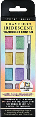Chameleon Iridescent Watercolor Paint Set by Phoenix Books