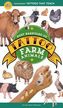 Busy Barnyard of Tattoo Farm Animals by Phoenix Books