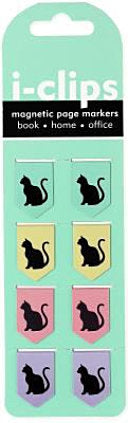 Iclip Magnetic Bkmk Black Cats by Phoenix Books