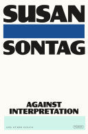 Against Interpretation: And Other Essays by Phoenix Books