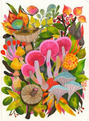 Journal Mid-Size Mushroom Medley by Phoenix Books