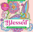 Blessed Adult Coloring Book (31 Stress-Relieving D by Phoenix Books