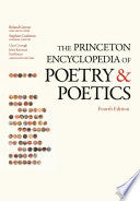 Princeton Encyclopedia of Poetry and Poetics