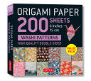 Origami Paper 200 sheets Washi Patterns 6 15 cm Tu