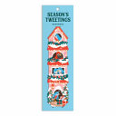 SEASON'S TWEETINGS PAPER BOOKMARK.
