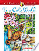Creative Haven It's a Cat's World! Coloring Book by Phoenix Books