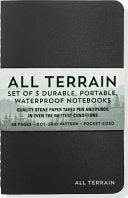 All Terrain : Waterproof Notebook - Set of 3 by Phoenix Books