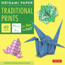 Origami Paper Traditional Prints : Assorted Double