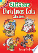Glitter Christmas Cats Stickers by Phoenix Books