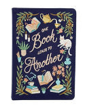 Book Lover's Embroidered Journal by Phoenix Books