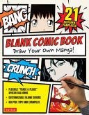 Blank Comic Book: Draw Your Own Manga! (84 Blank P by Phoenix Books