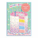 Confetti Birthday Cake Greeting Card Puzzle by Phoenix Books