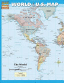 Barcharts World & U.S. Map by Phoenix Books