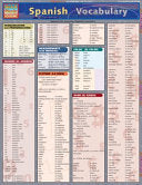 Barcharts Spanish Vocabulary by Phoenix Books