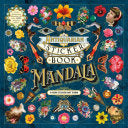 Antiquarian Sticker Book: Mandala by Phoenix Books