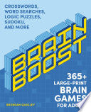 Brain Boost 365 Brain Games for Adults Crosswords by Phoenix Books