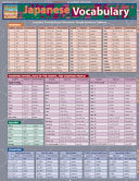 Barcharts Japanese Vocabulary by Phoenix Books
