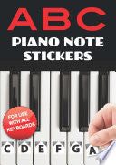 AB C Piano Note Stickers by Phoenix Books