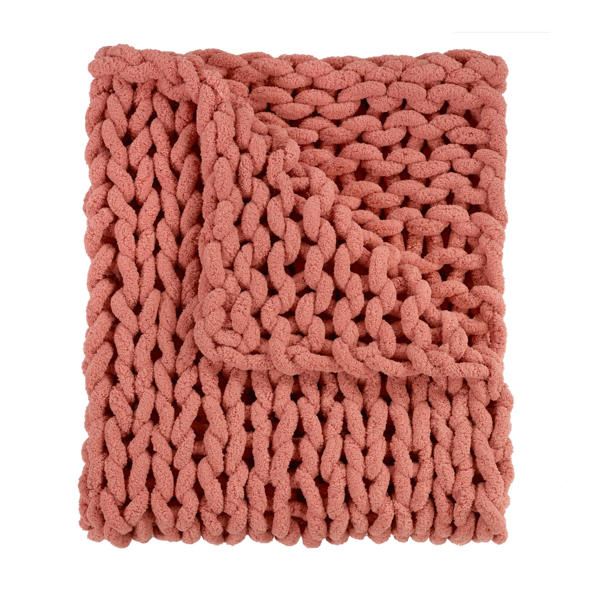Chenille Chunky Knit Blankets
