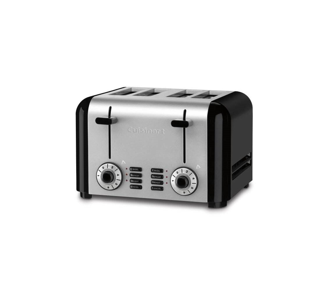 Electric Toaster Compact 4 Slot - 1.5in Slot by Homeportonline