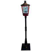 Lighted Musical Lamp Post - Mountain Village Train