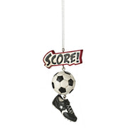 Sport Score Dangle Ornament - Soccer