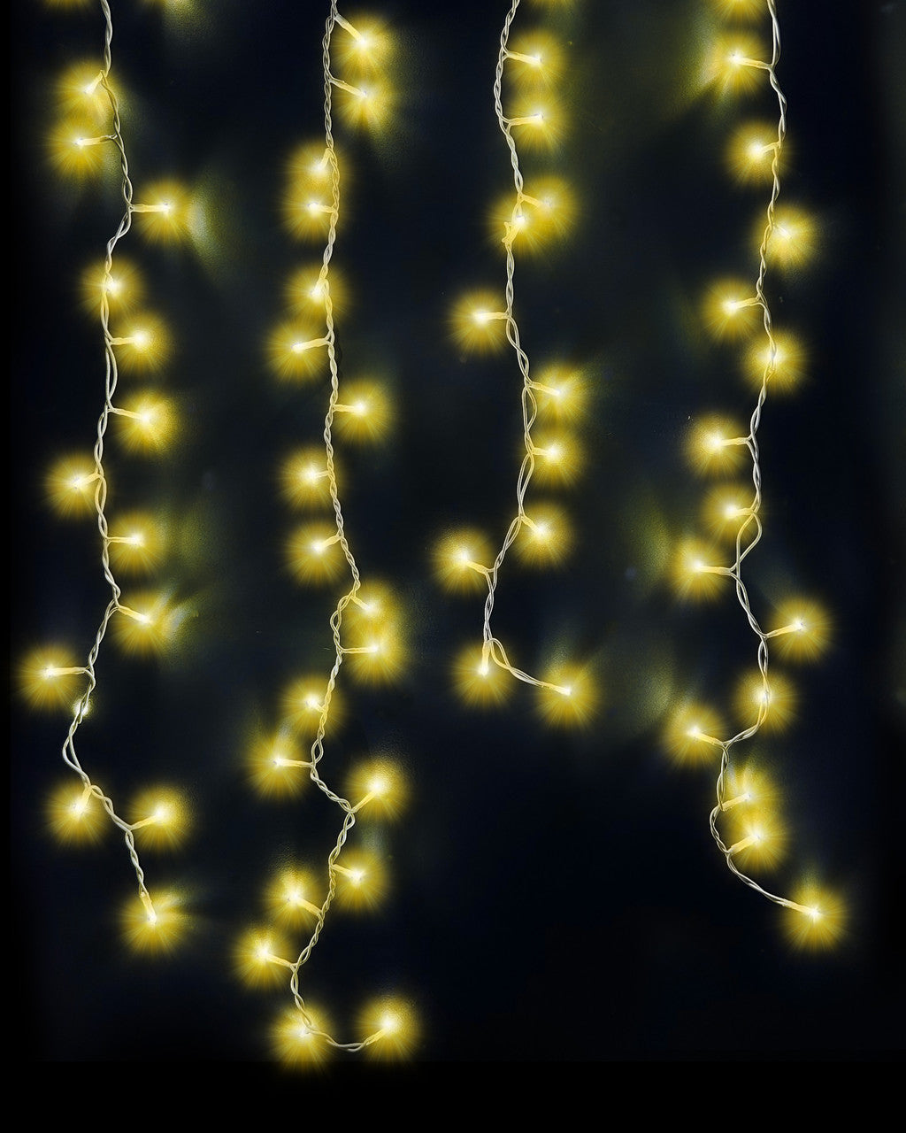 Warm White Jingle Bright Icicle Lights