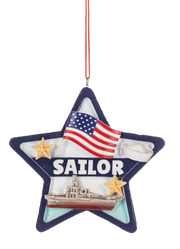 Sailor's Salute: Navy Strength in a Star Ornament