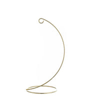Gold Twisted Metal Wire Ornament Hanger - 8"