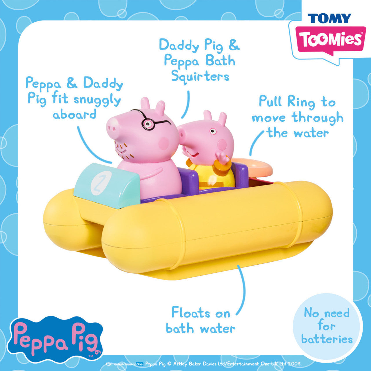 Toomies Peppa Pig Peppa Pull and Go Pedalo