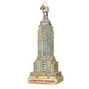 Empire State Building Glass Ornament