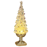 Vintage-Inspired Lighted Acrylic Christmas Tree