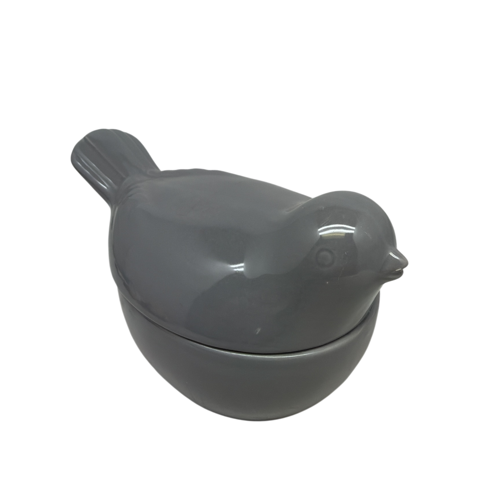 Bird Covered Candle Dish - Volcano