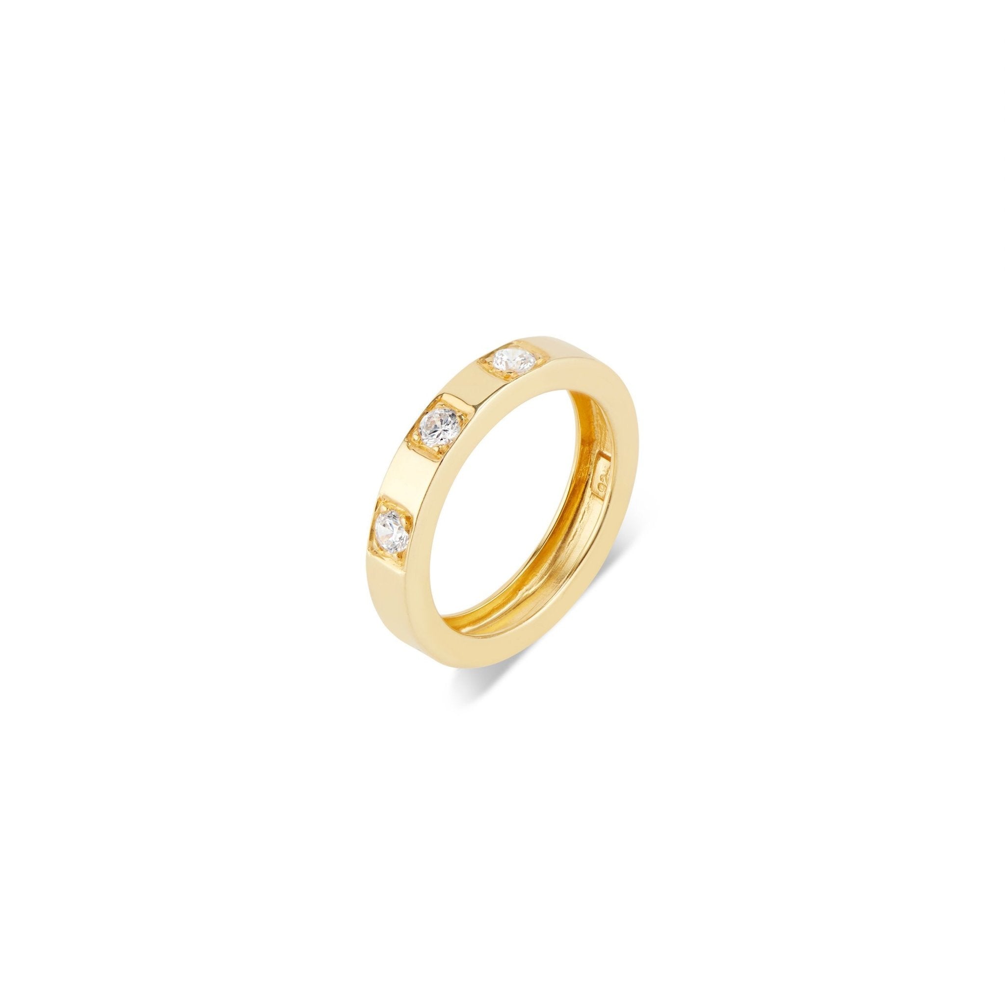 CZ Gold Band by elliparr