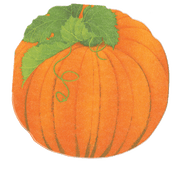 Pumpkin--Die-Cut  Airlaid  - Luncheon Napkin