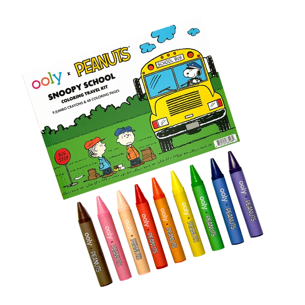 Ooly x Peanuts Snoopy School Coloring Travel Kit by Homeportonline