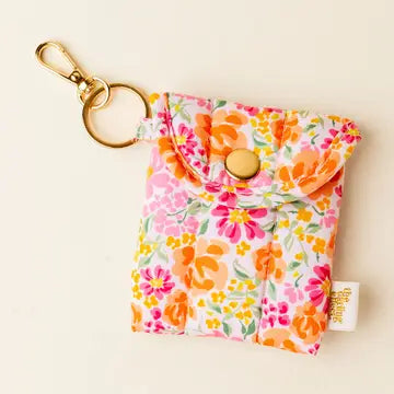 Puffy Earbud Case Keychain