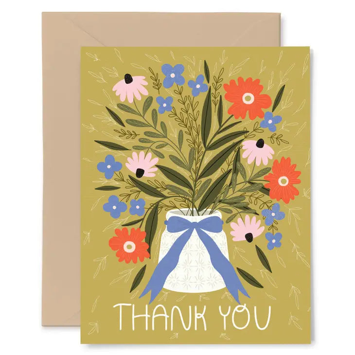 Thank You Vase Card by Wild Lark