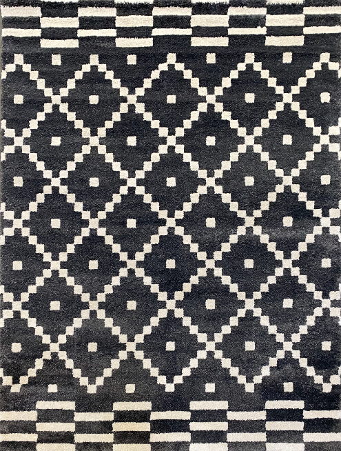 Fjord Black 5' X 8' by Homeportonline