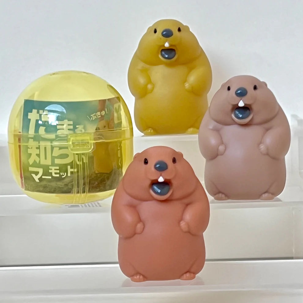 Gashapon Capsule Teen & Up Soft Marmot (Sold As An Individual Capsule) by Homeportonline