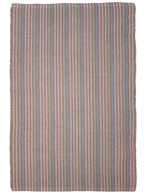 Stripe Rag Rug Cotton Rod 2' x 3' by Homeportonline